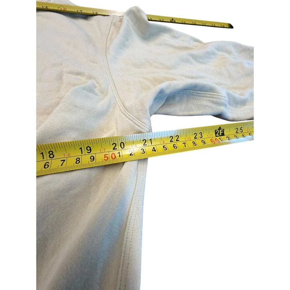 Lululemon Crossover Wrap Front Sweatshirt Pale Sage Green Women Relaxed Fit 21in